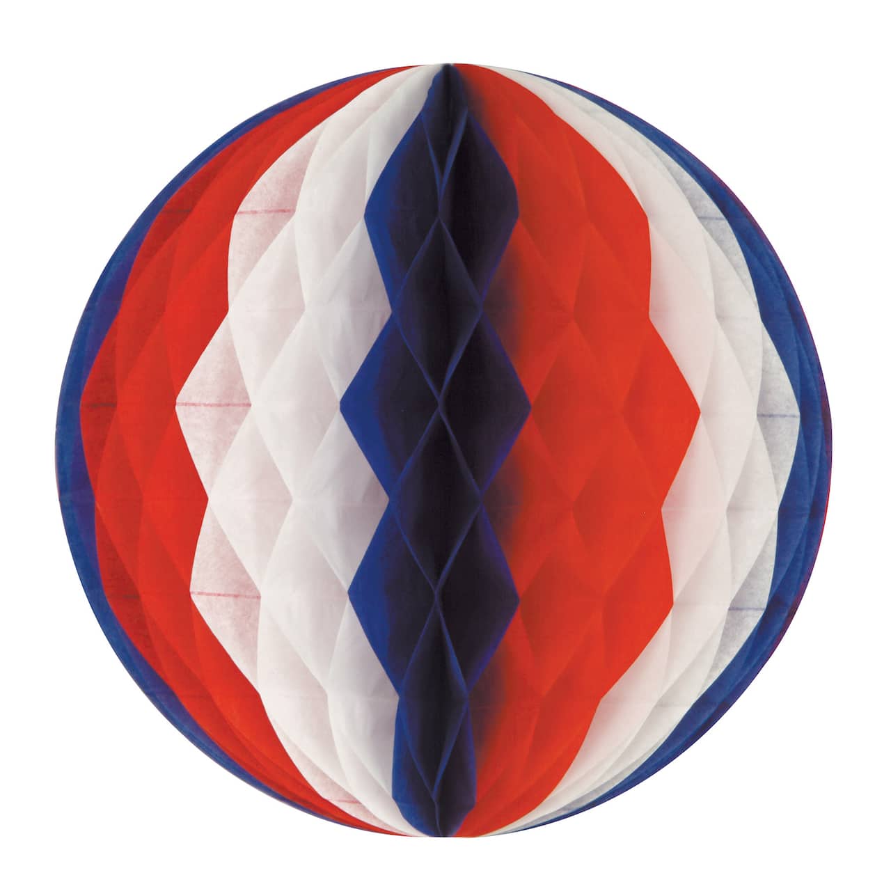 Beistle 12" Red, White & Blue Tissue Balls, 2ct.